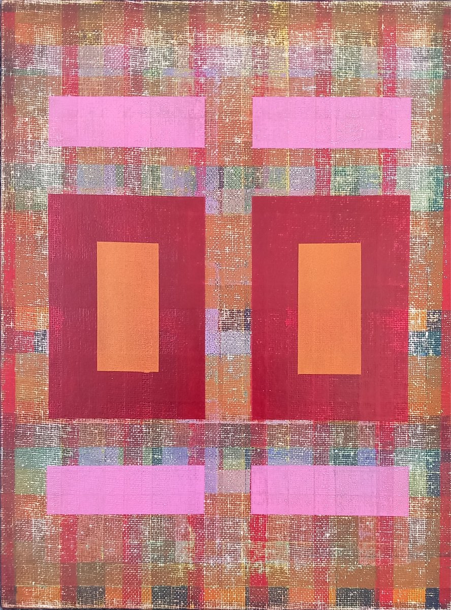 Organic Abstract Acrylic Painting By Adam Grose Ma Pgce, 9 X 12, Resonance I, Original Artwork