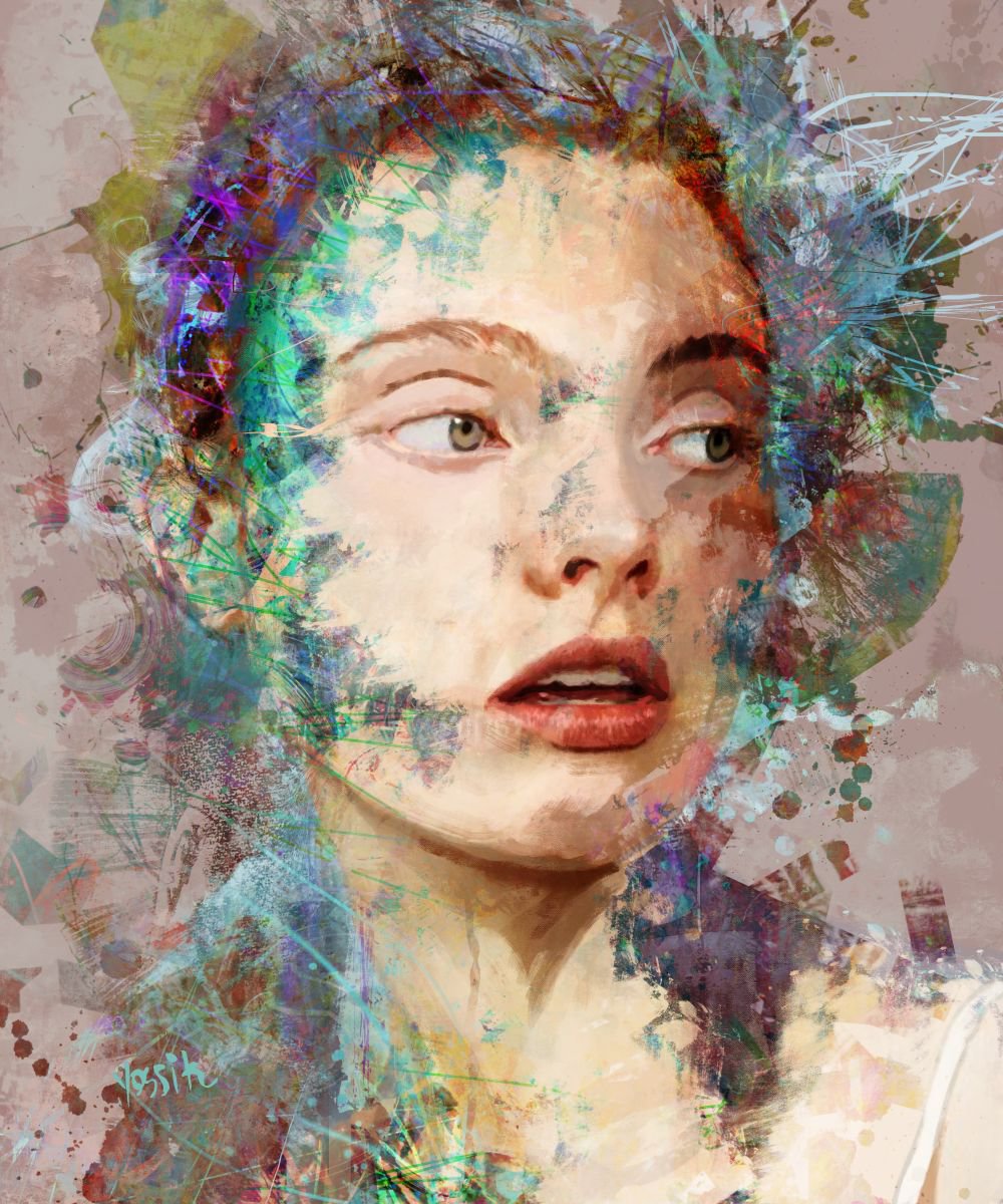 self expression Acrylic painting by Yossi Kotler | Artfinder