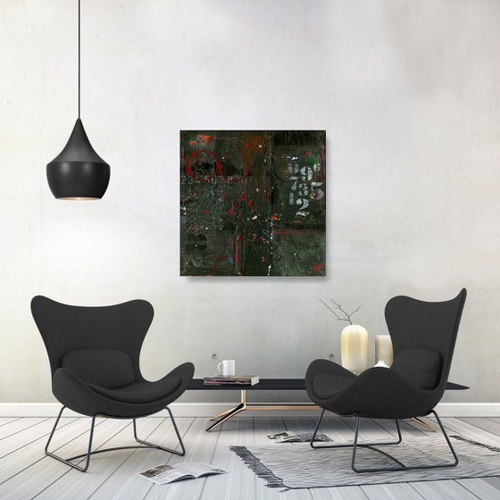 Urban Soul -  Textured Abstract painting by Kathy Morton Stanion