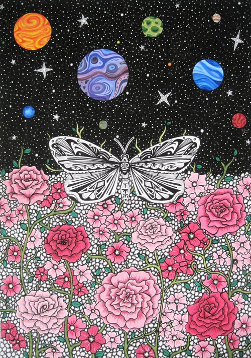 Rose Garden in Space by Jodie Smallwood