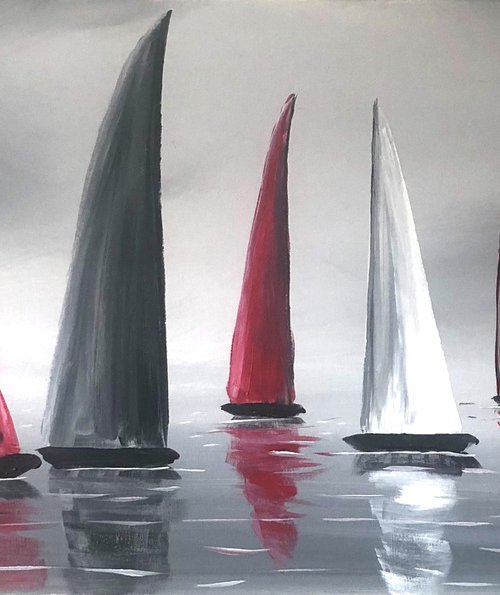 Cloudy Sails by Aisha Haider