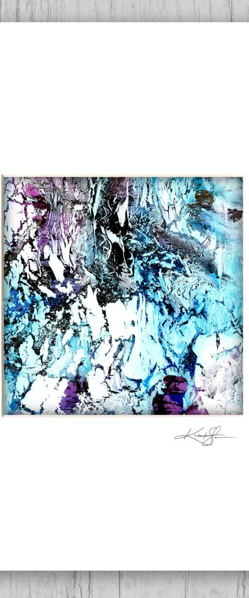Abstract Dreams 40 - Mixed Media Abstract Painting in mat by Kathy Morton Stanion by Kathy Morton Stanion