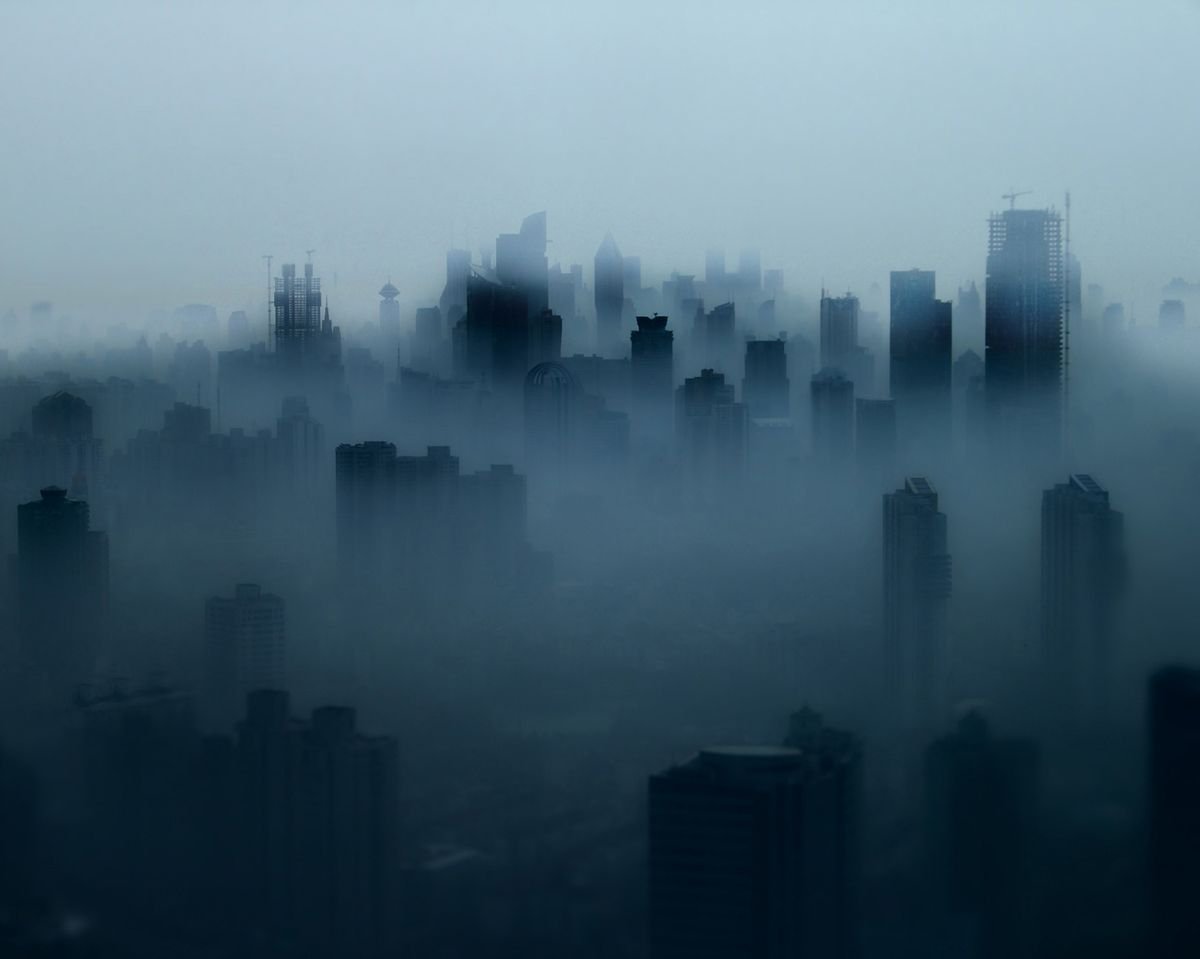 Shanghai Fog (Framed) Limited Edition 6/20 by Serge Horta