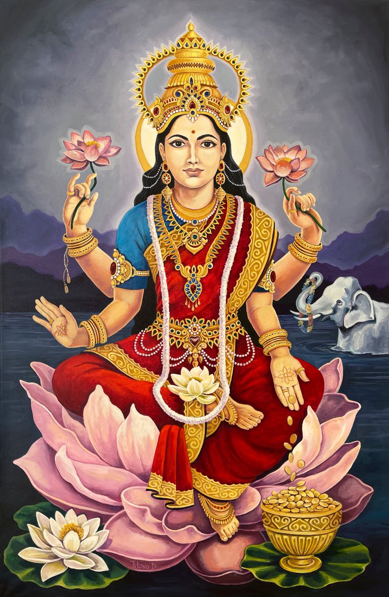 Goddess Lakshmi by Diana Titova