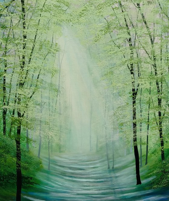 Sunlight Serenade Forest Glade