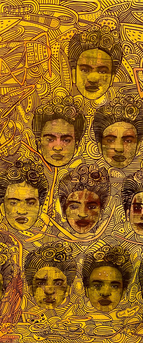 Frida Kahlo’s emotions by Pavel Kuragin