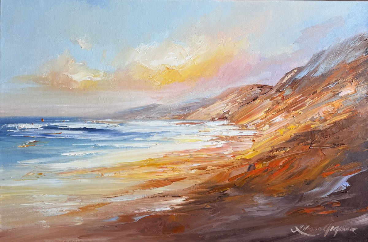 Rainbow Beach No 20, By Liliana Gigovic, 36 X 24, Artwork For Sale On Artfinder