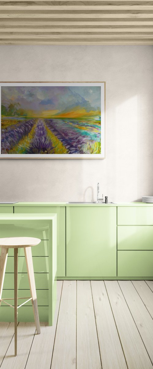 Lavender Fields 2025 by Lesley Blackburn