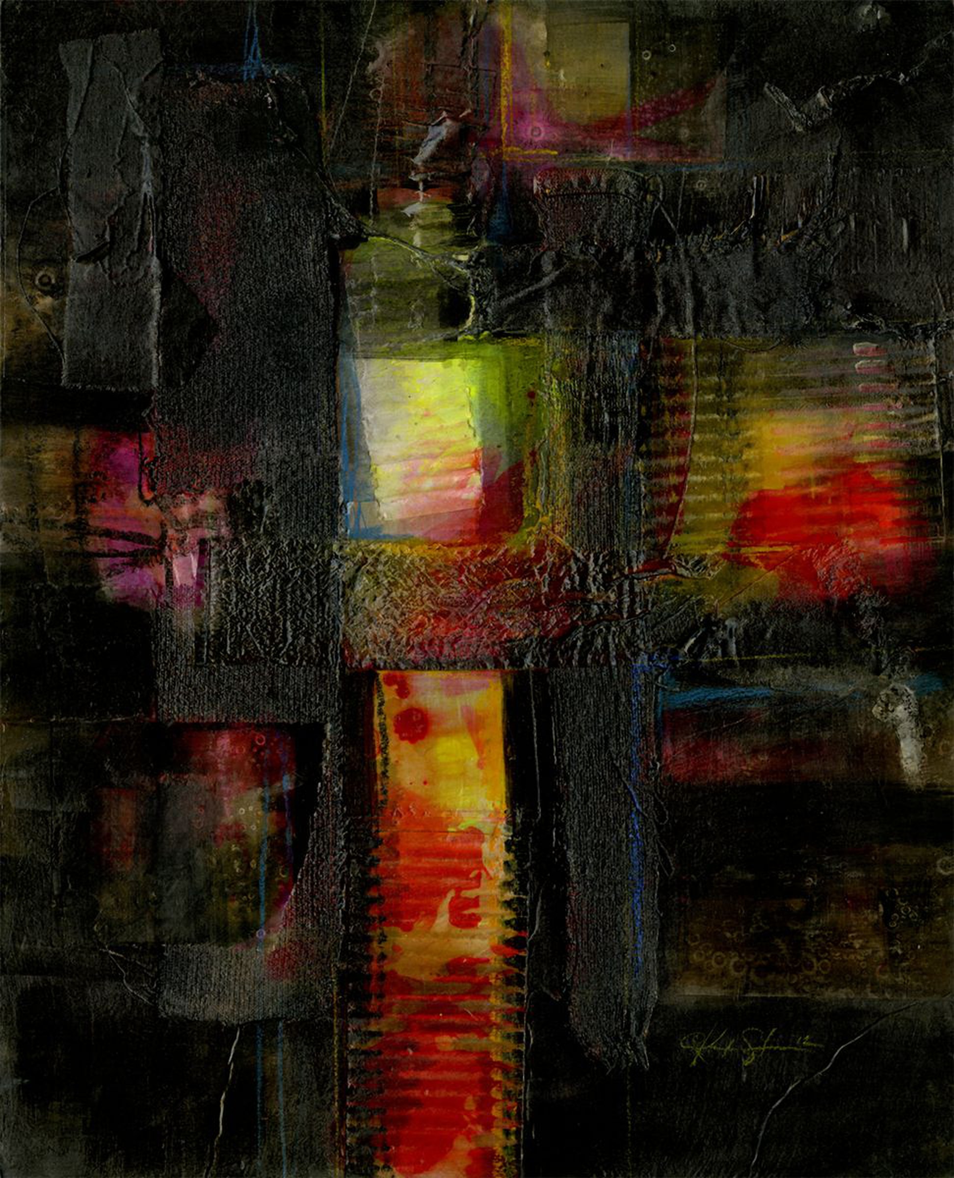 Hidden Secrets 2 Textured Abstract Painting Artfinder
