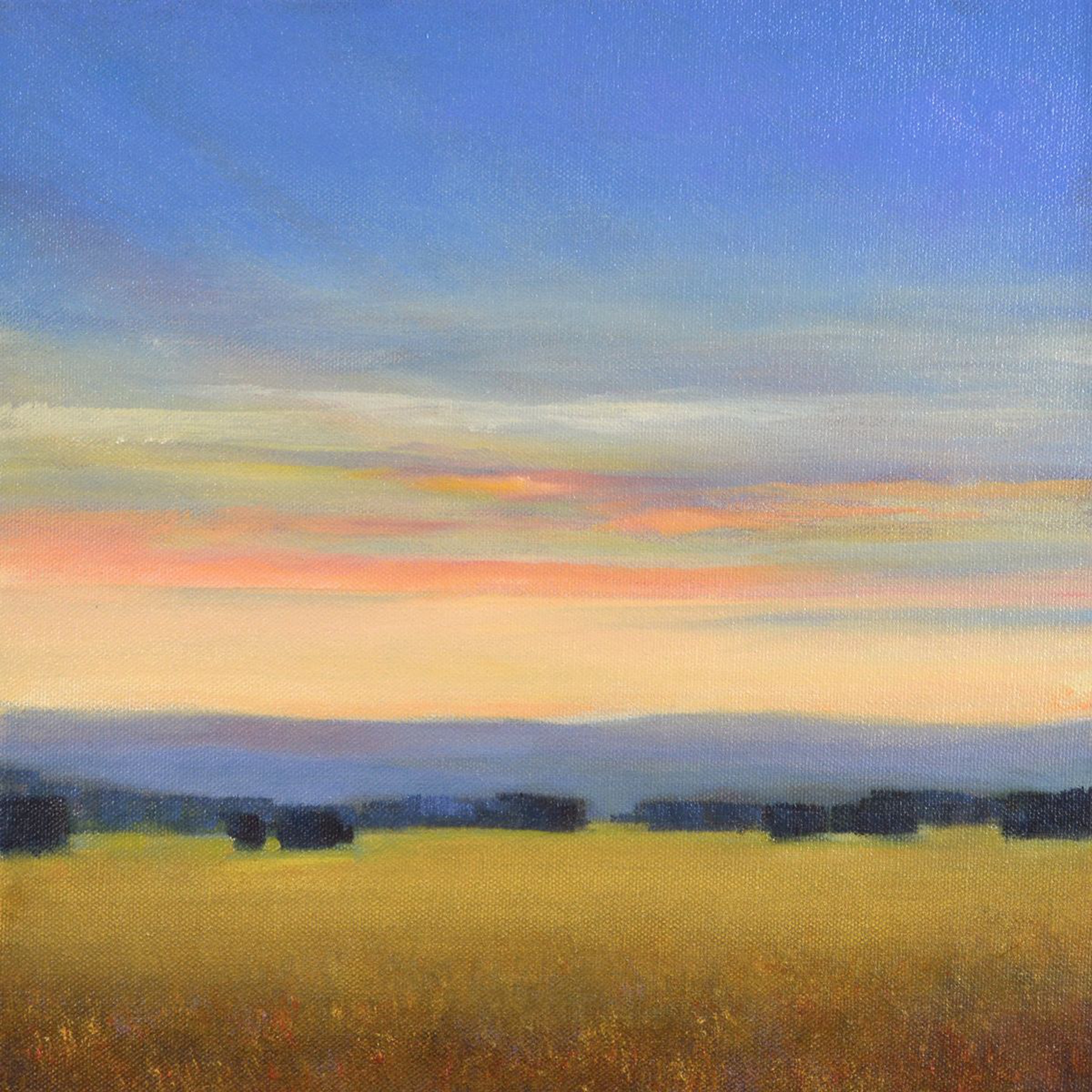 Summer Sky Glow Impressionist Blue Sky Landscape Artfinder