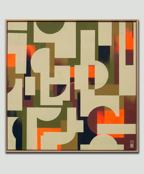 The Maze - Camel &amp; Orange