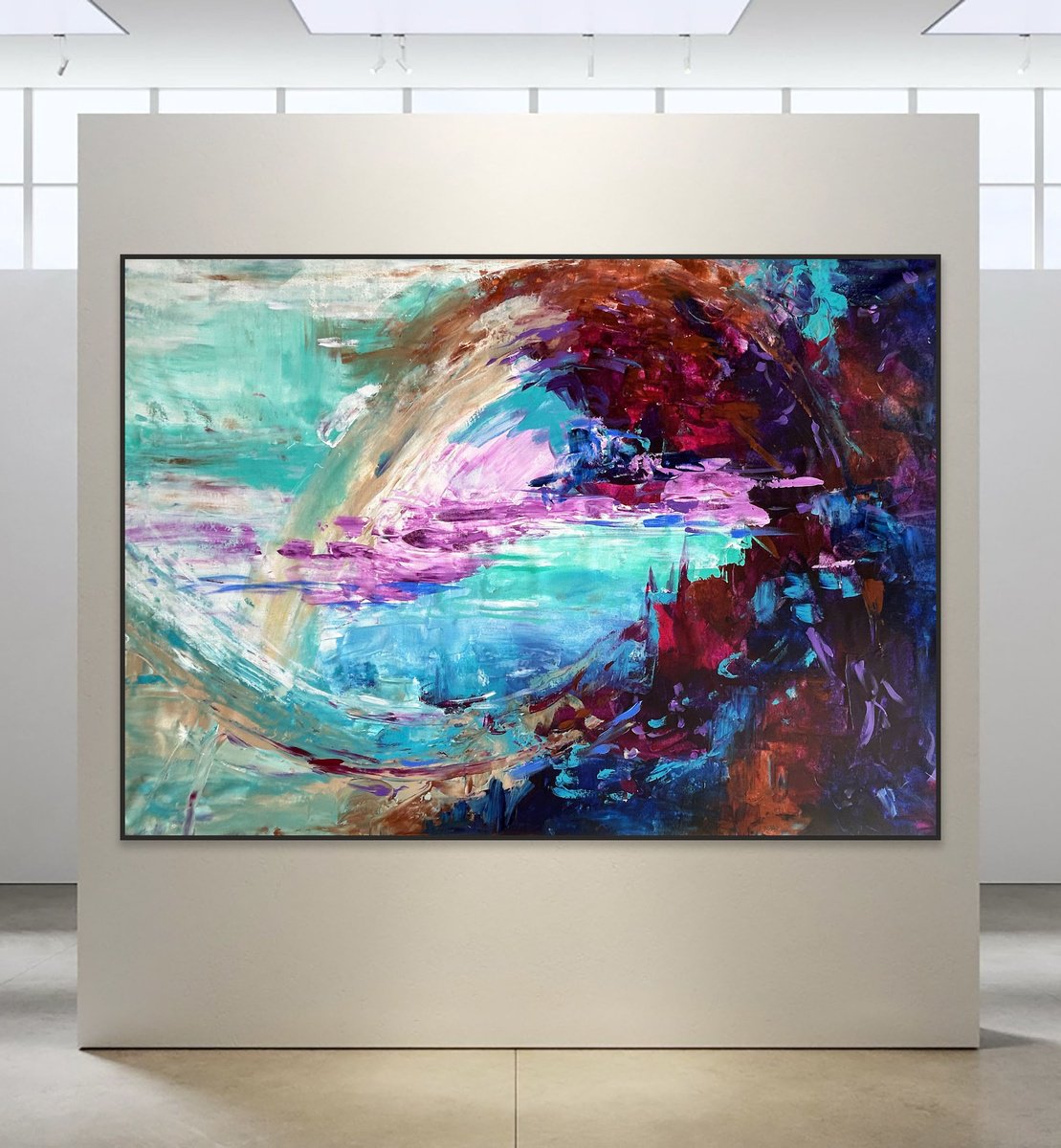Somewhere Far Away By Alexandra Dobreikin, 39 X 55, Artwork For Sale On Artfinder