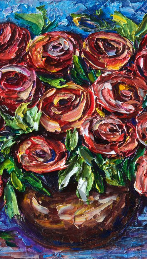 Roses by Lena Owens at OLena Art