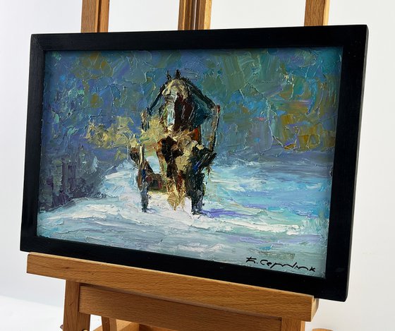 Sleigh Ride on a Winter Road