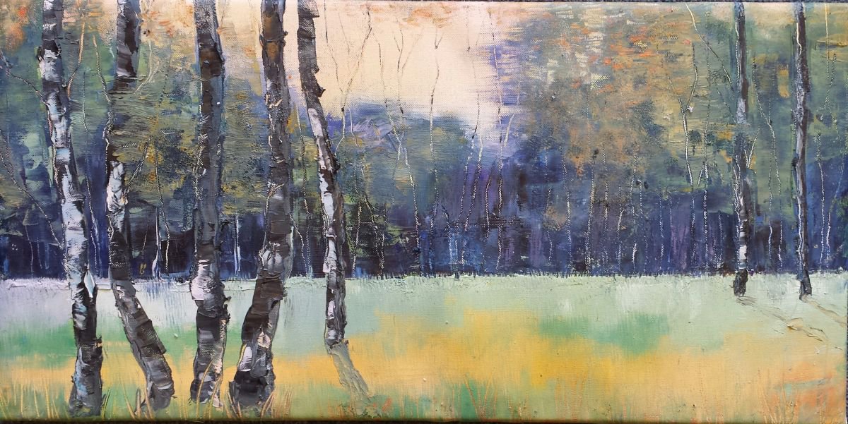 Birch Trees by Margo de Jong