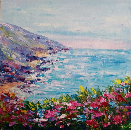 Flowers on the Sea Coast