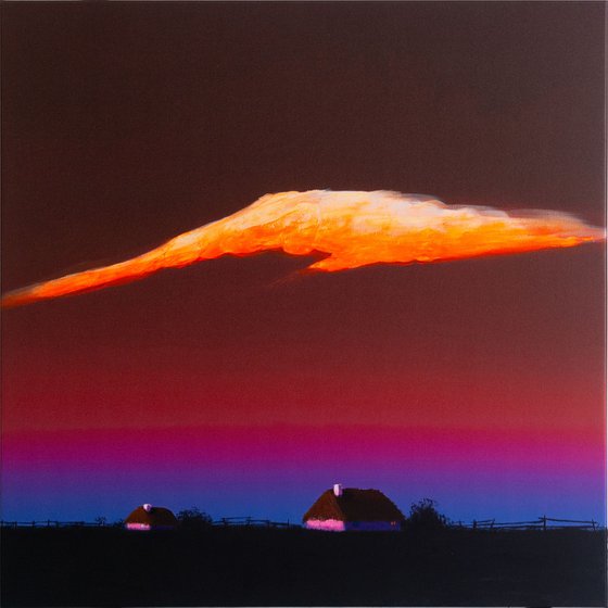 Orange cloud