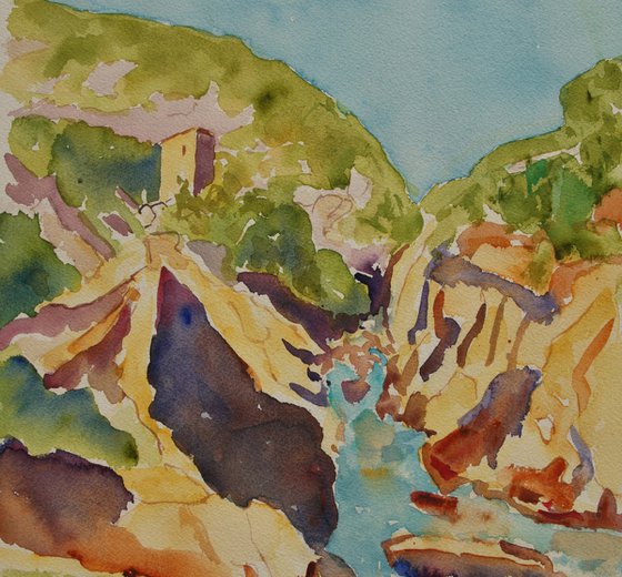 Old Mill in the Hérault gorges