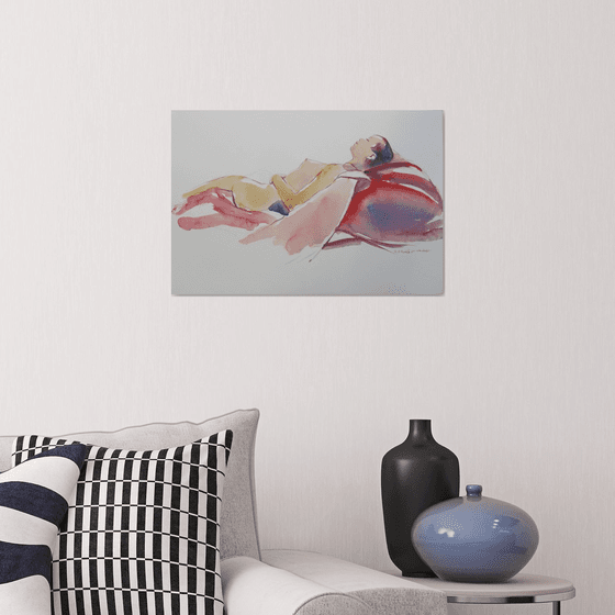 Reclining female nude