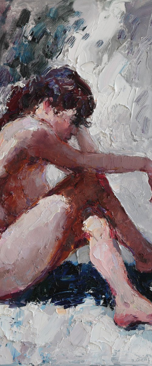 Resting Figure by Anastasiia Valiulina