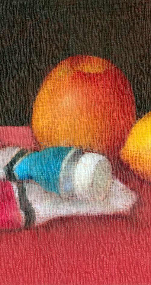 Paints and Fruit by Nicholas Robertson