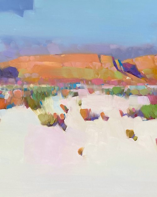 Desert, Original oil painting, Handmade artwork, One of a kind by Vahe Yeremyan