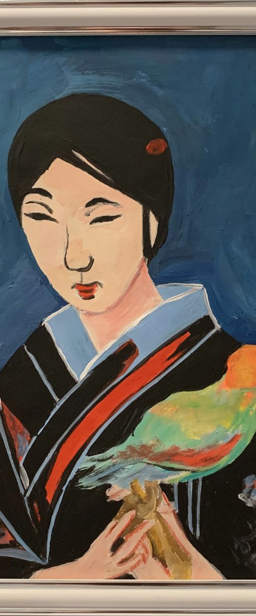 Japanese beauty. Geisha. #4 by Vita Schagen
