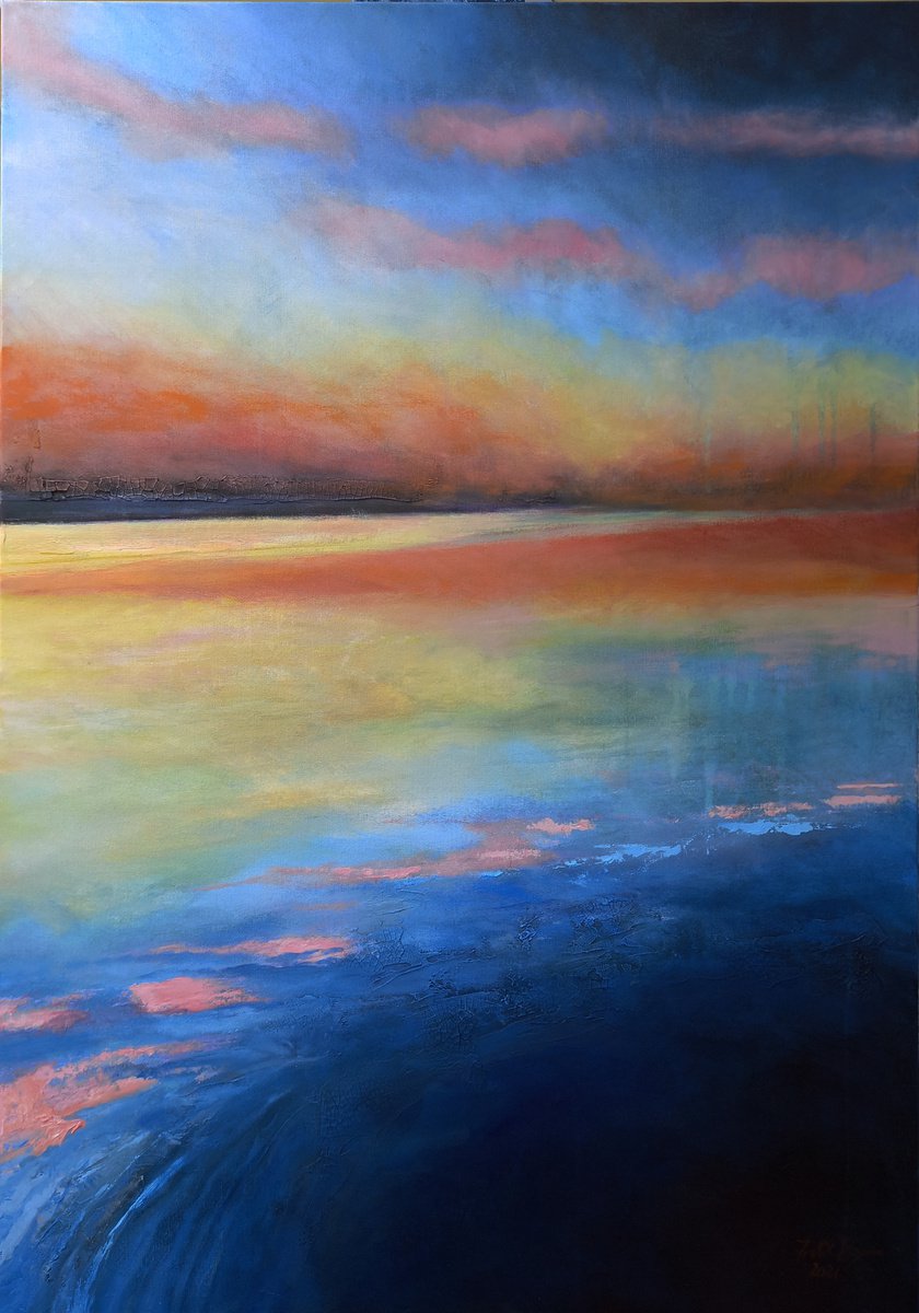  Cooltide By Frank Barnes, 28 X 39, Artwork For Sale On Artfinder