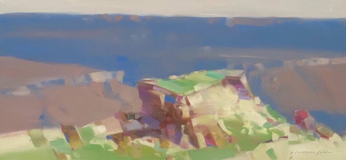 Canyon Rock By Vahe Yeremyan, 30 X 14, Artwork For Sale On Artfinder