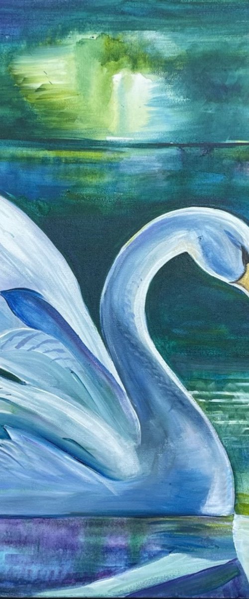 One Swan by Eliry Arts
