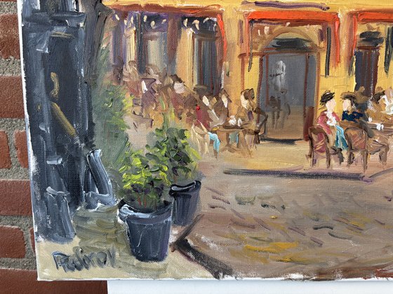 Dutch Street Cafe and Domtoren Utrecht