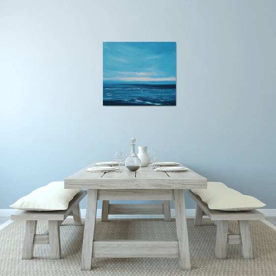 Only Blue - seascape, emotional, panoramic