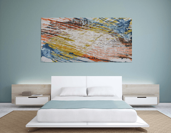 WHITE MELT 100x205cm