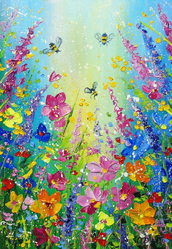 Bees at dawn