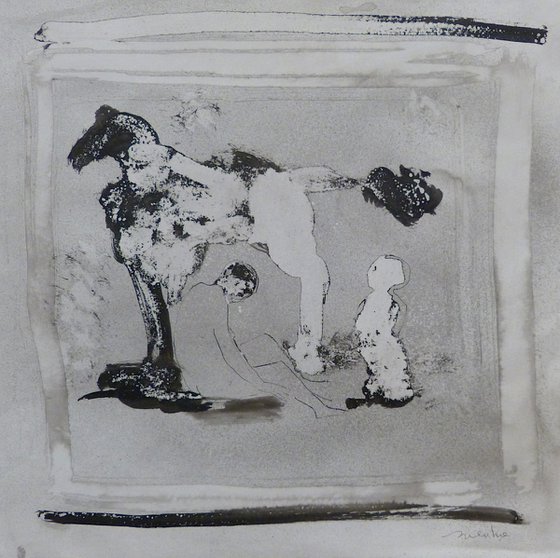 The Horse Square, 30x30 cm