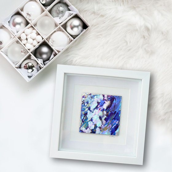 Mini original abstract #283 (original miniature abstract)