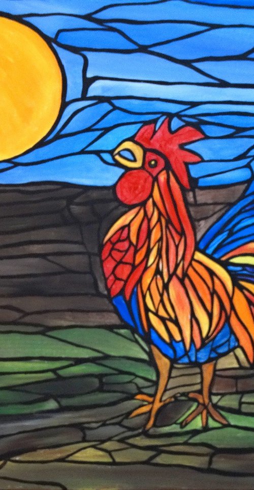 Early morning rooster by Rachel Olynuk
