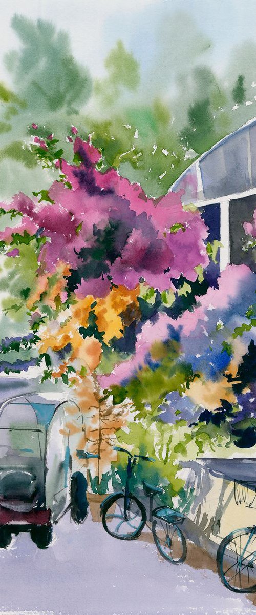Flowers in bloom by Sasha Romm