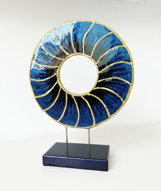 Blue Eye. Table decoration Sculpture 3D. Art. Modern Art. Good Eye. Contemporary decor, Art object