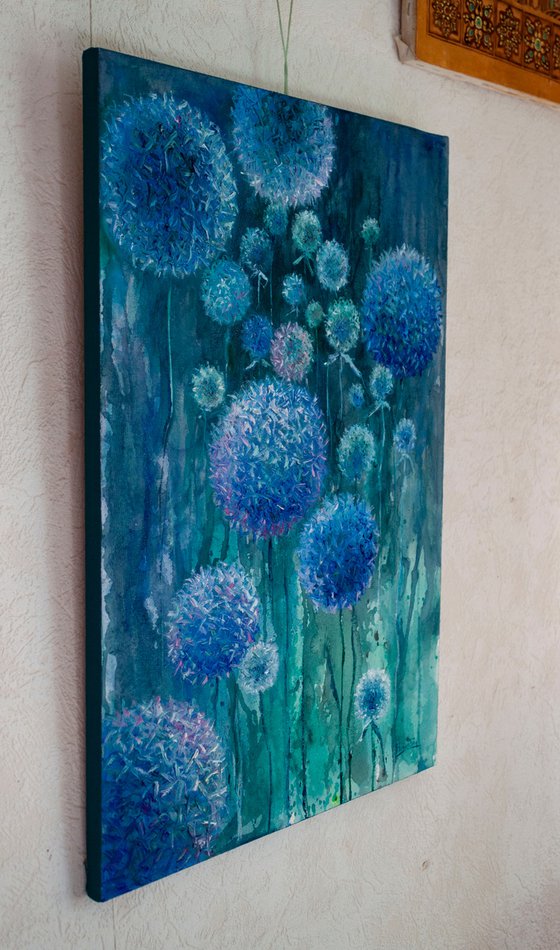 Blue flowers