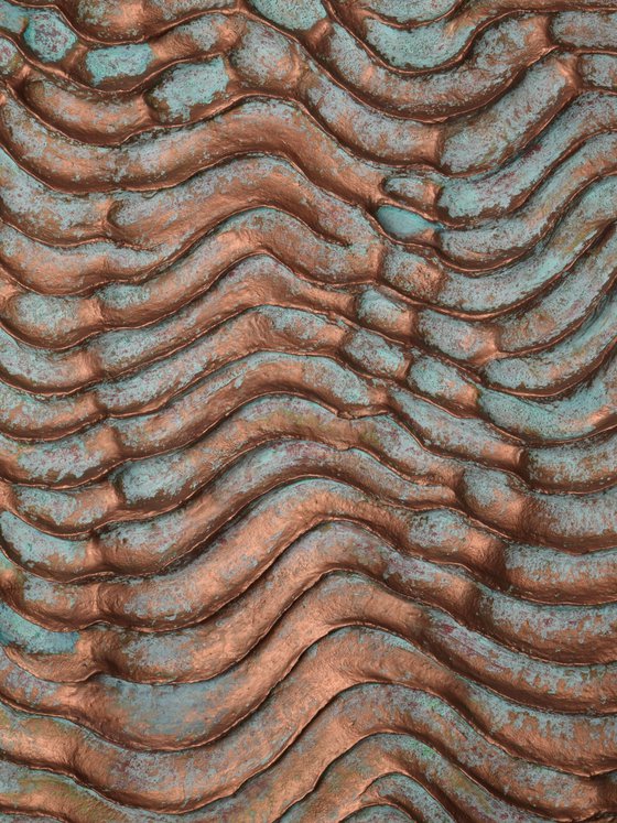 Round Erosion  2 | Copper