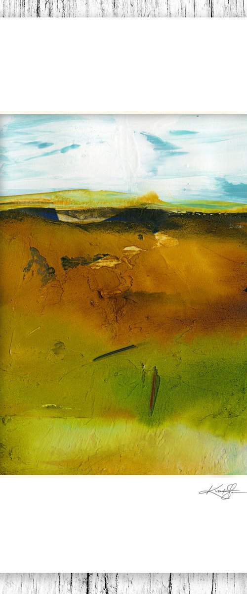 Dream Land 44 - Textural Landscape Painting by Kathy Morton Stanion by Kathy Morton Stanion
