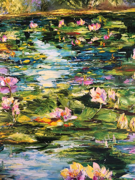 Pond with Water Lilies