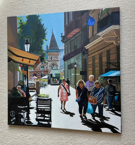 Summer On Vaci Street Budapest