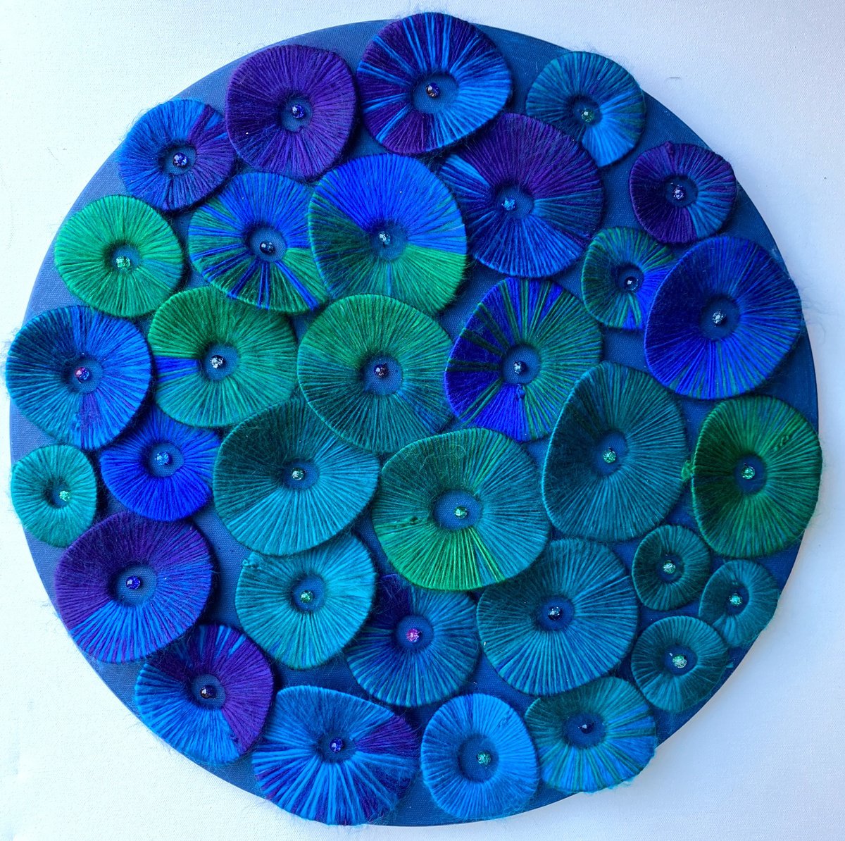 Organic Relief , Little Lives-1 By Swapna Namboodiri, 20 X 20, Artwork For Sale On Artfinder