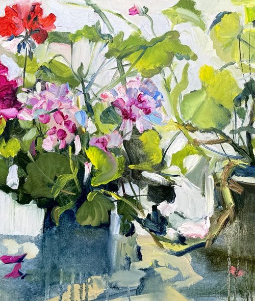 Geranium by Olena Hromova