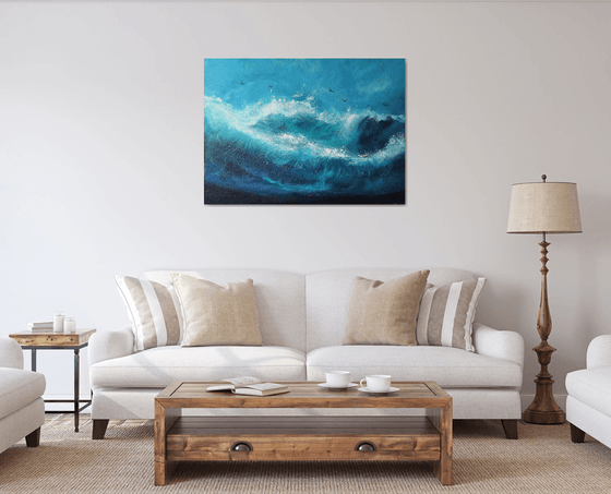 The Big Blue - framed seascape, stunning, panoramic