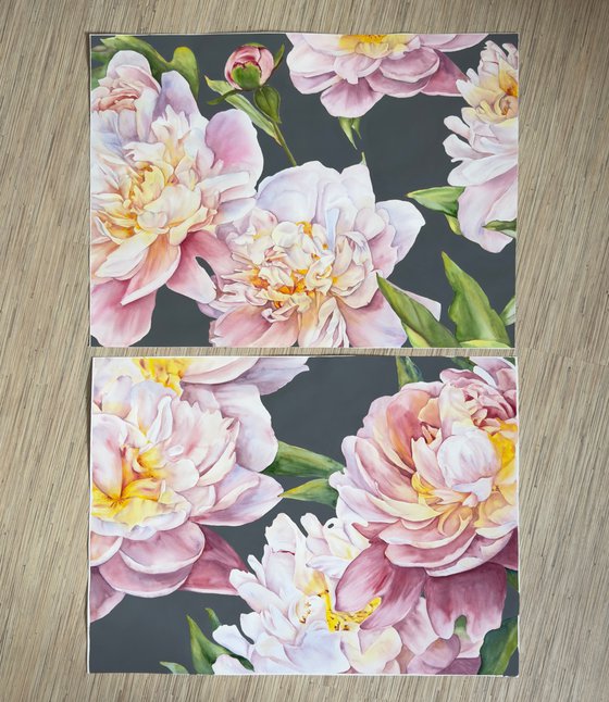 Inner Gardens Diptych