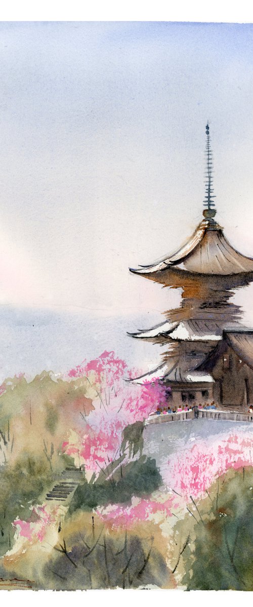 Kyoto temple by Olga Tchefranov (Shefranov)