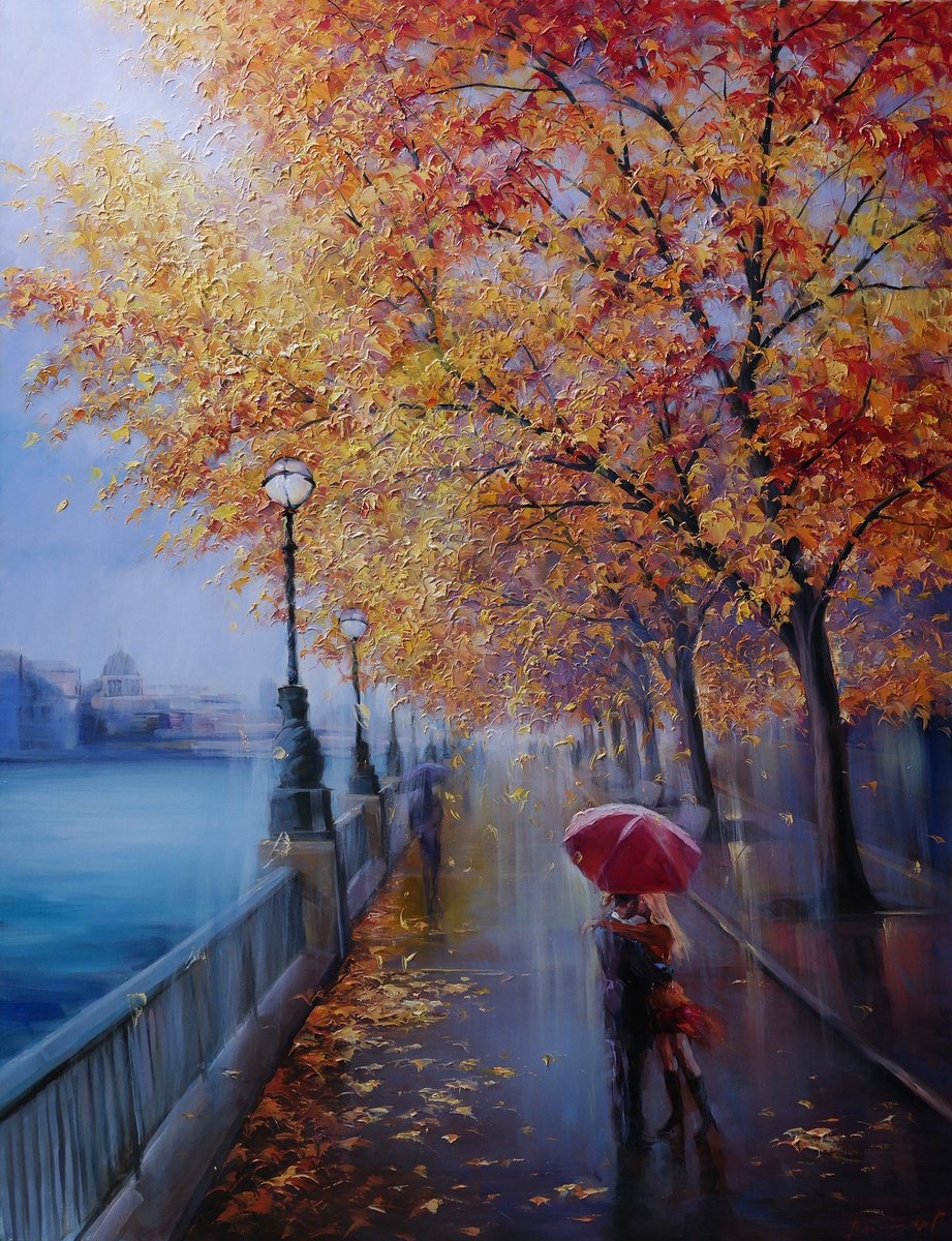 Autumn Kiss by Gennady Vylusk
